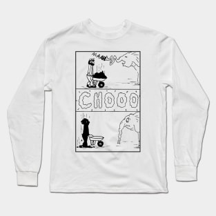 Zoo Humour - Cartoon 0003 Long Sleeve T-Shirt